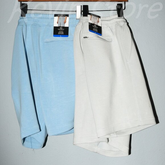 2 pairs Infinity Men's Luxe Shorts-Price is for 2 - Picture 1 of 9